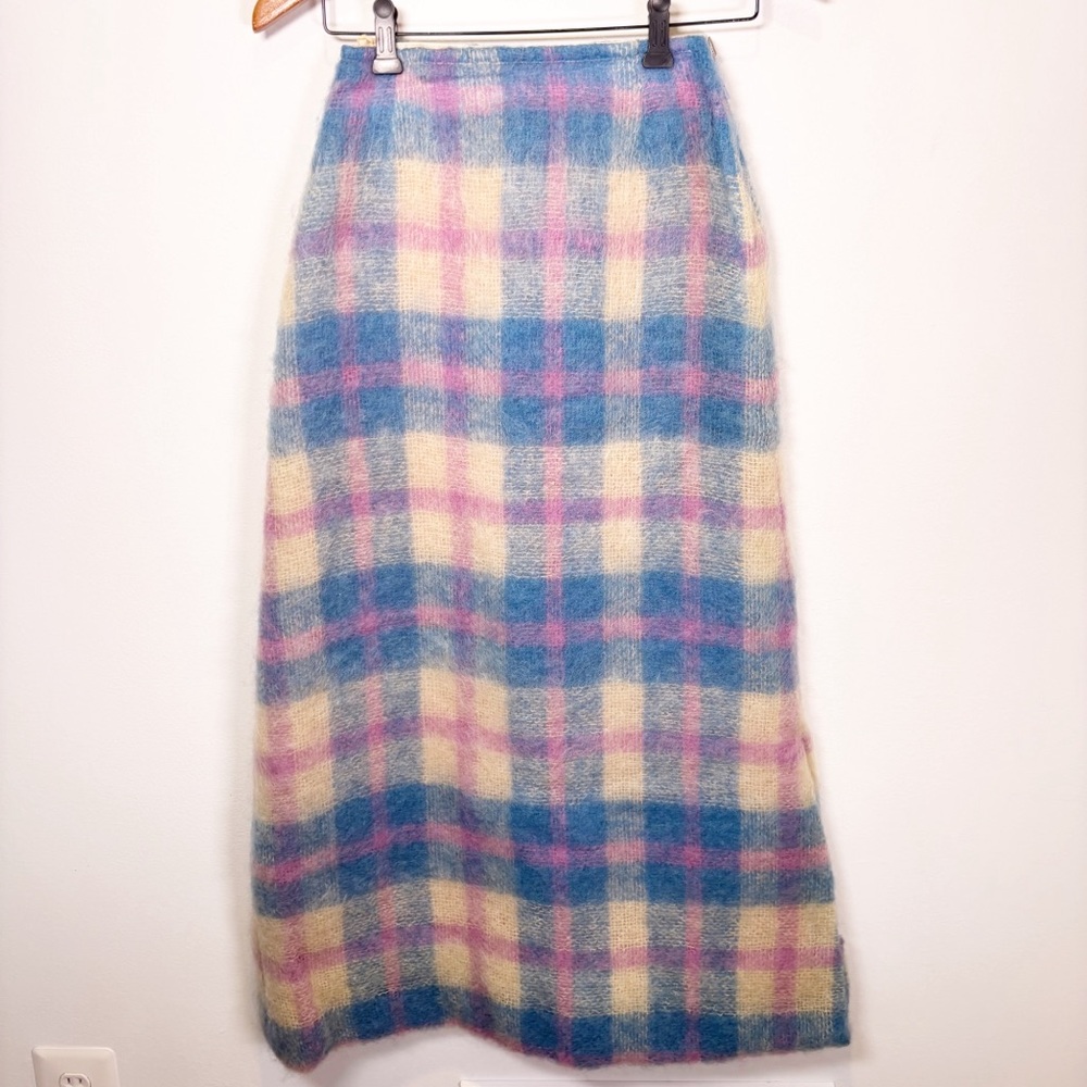 Vintage Scottish Mohair Wool Skirt by Heather-Brad